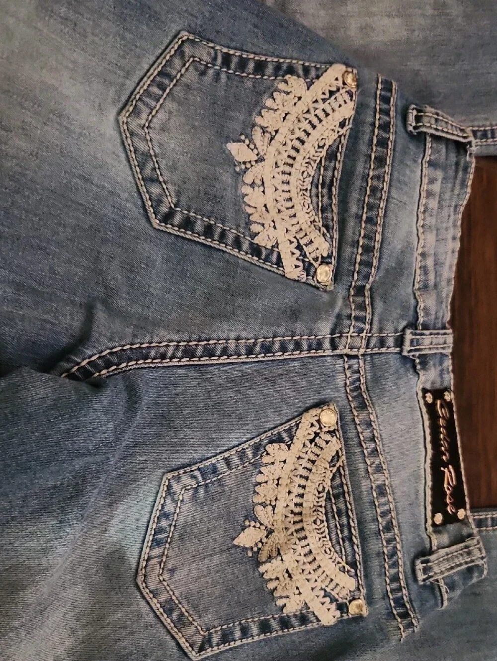 Light Wash Kids' Flared Jeans
